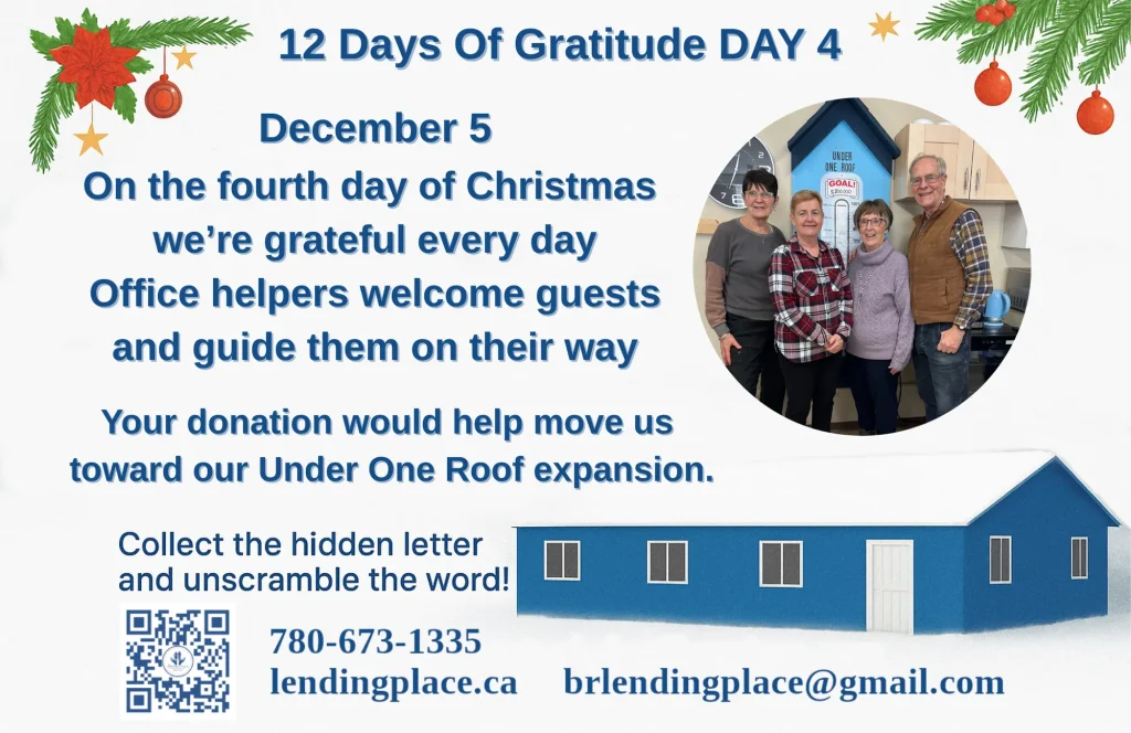 12 DAYS OF CHRISTMAS GRATITUDE: Day 4