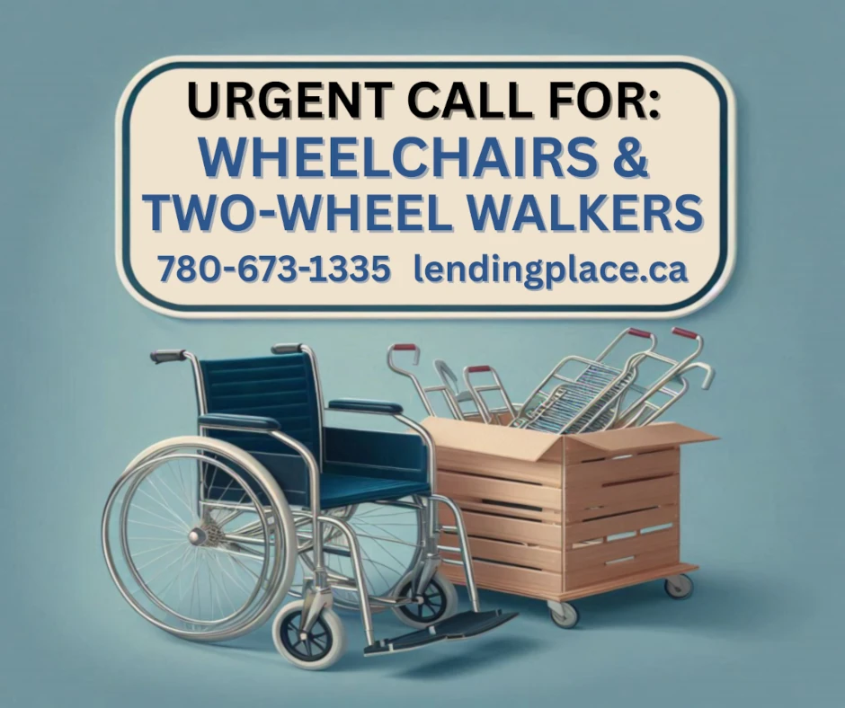 We Need Wheelchairs and Two-wheel Walkers