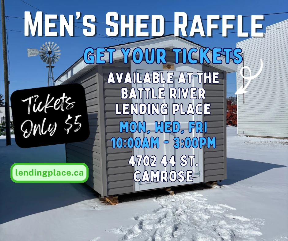 men's shed raffle